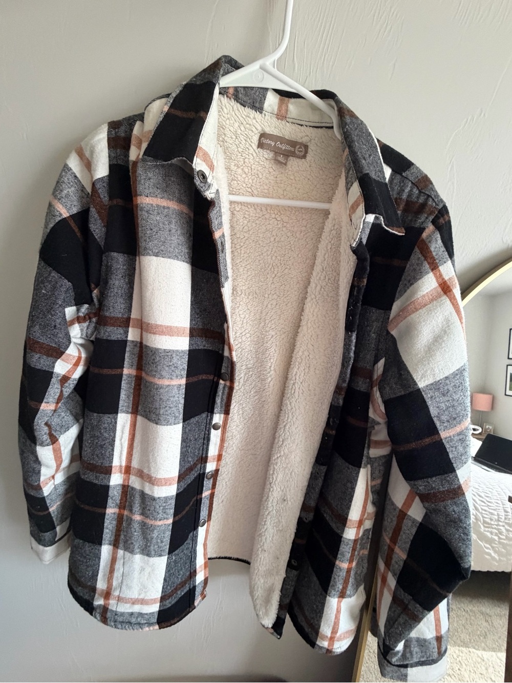 Cozy Sherpa Lined Plaid Jacket